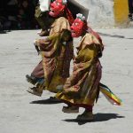 Танец Чам в тибетском монастыре Ки